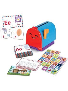 Montessori Alphabet Mailbox Toy for Toddlers - ABC Letter Tracing & Fine Motor